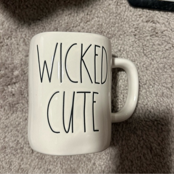 Rae Dunn Other - Rae Dunn “Wicked Cute” Cat Double Sided Mug